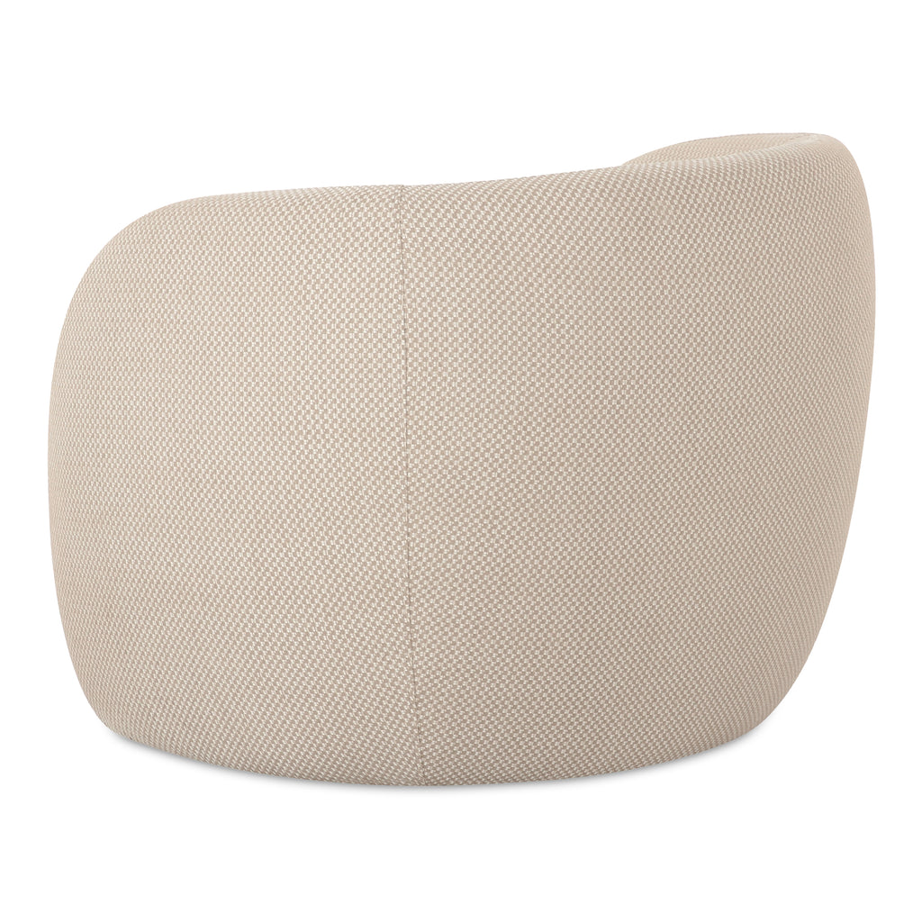 Rae Outdoor Accent Chair Beige Check