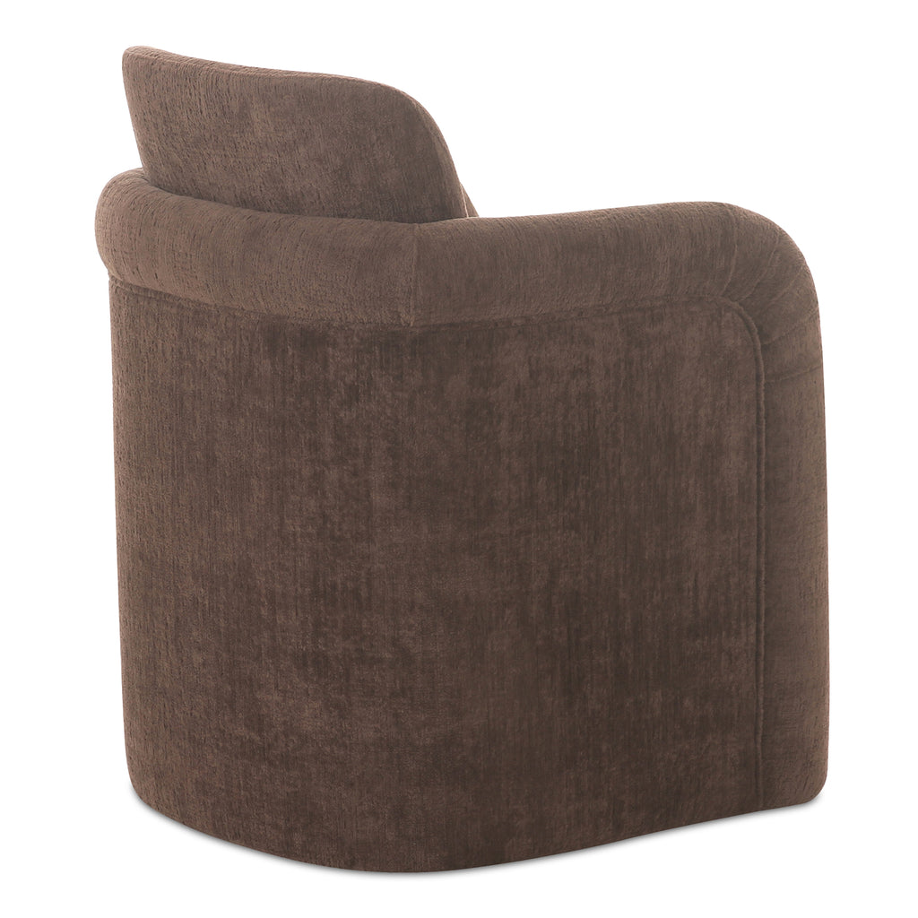 Mesto Rolling Dining Chair Dark Brown