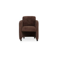 Mesto Rolling Dining Chair Dark Brown