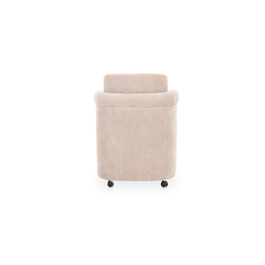 Mesto Rolling Dining Chair Taupe