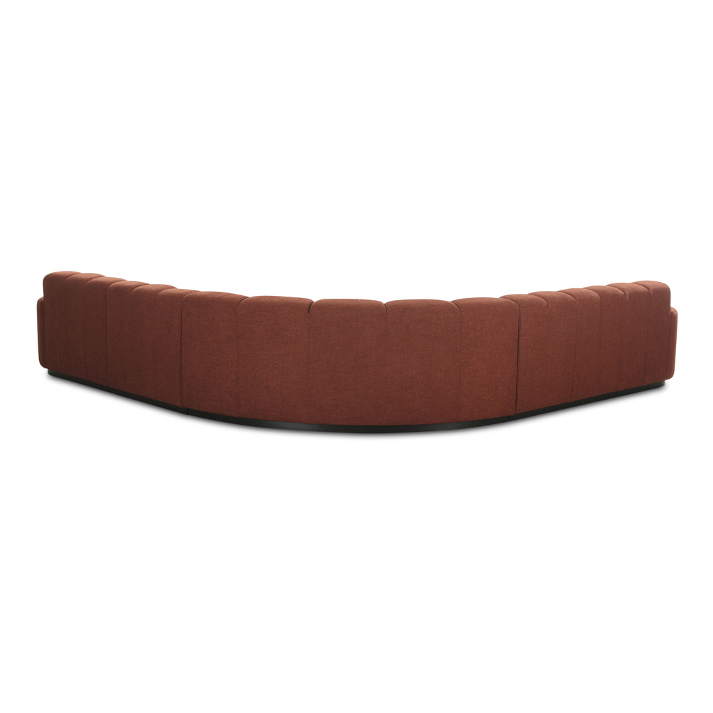 Roman L-Shaped Sectional Rust