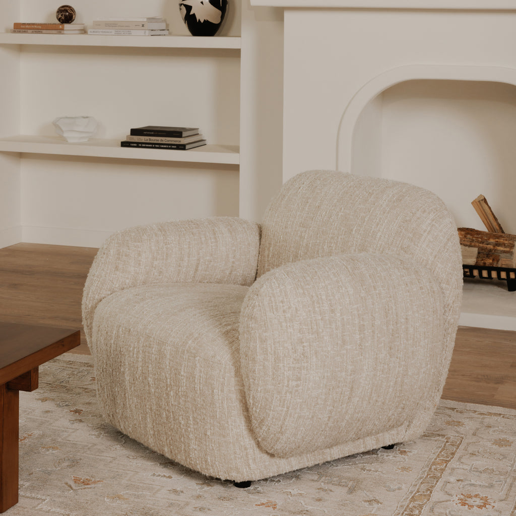 Hazel Lounge Chair Off White