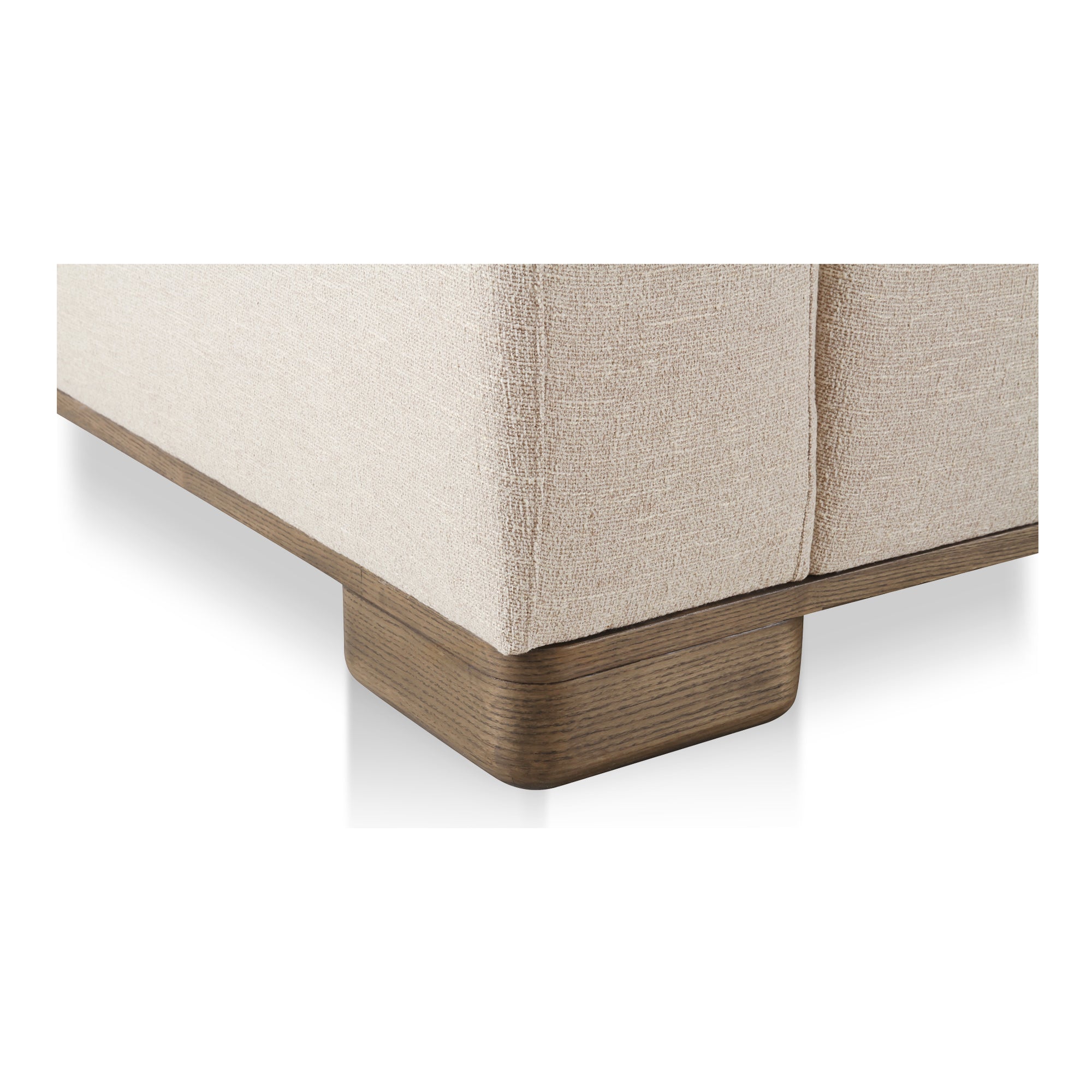 June Classic L-Shaped Modular Sectional Oatmeal