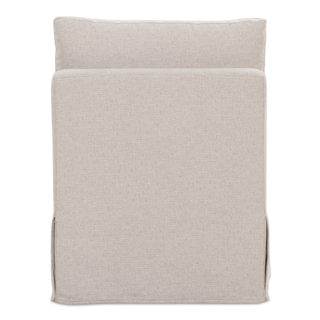 Fable Slipcover Dining Slipper Chair Beige