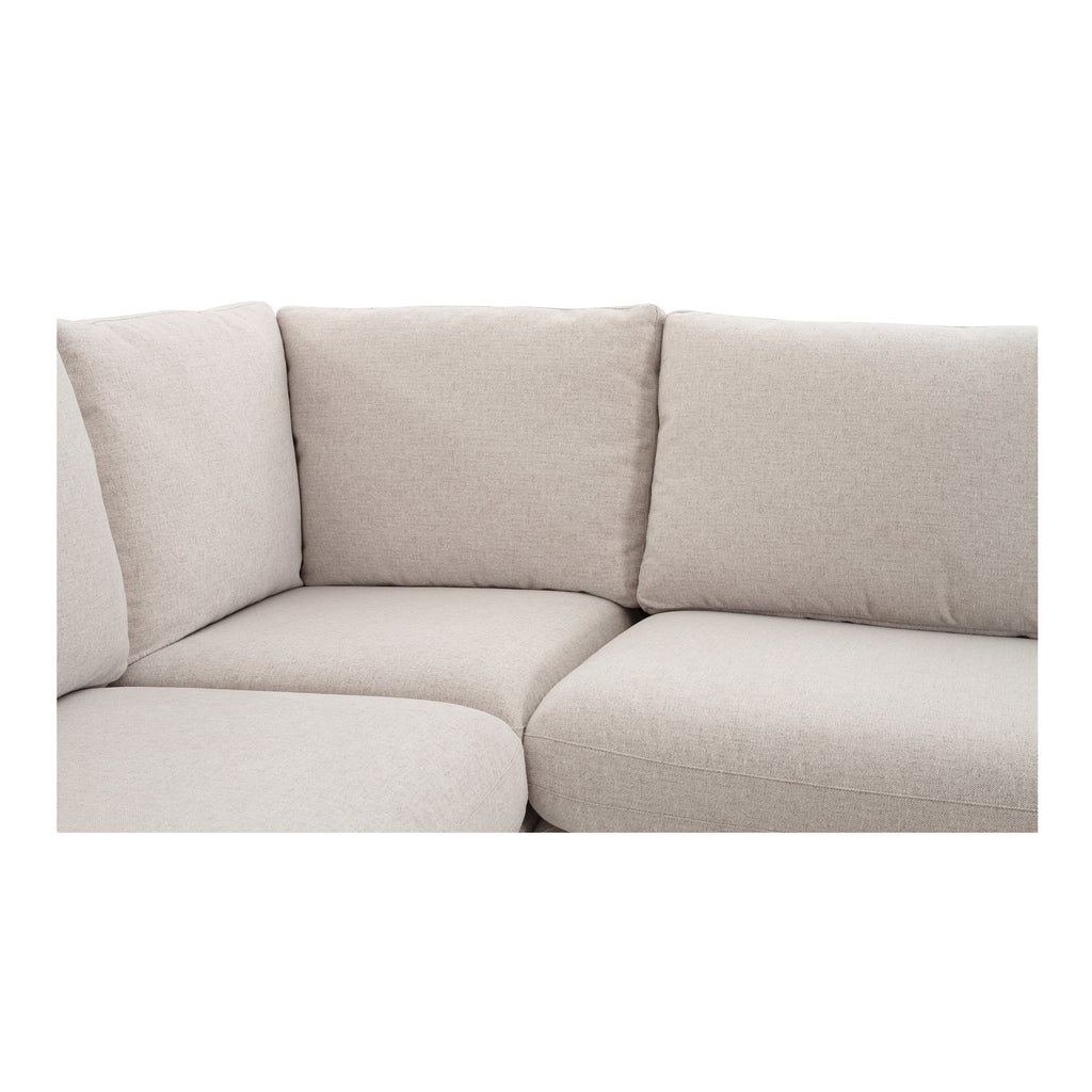 Fable Slipcover Dining Banquette U-Shape Beige 168 in.