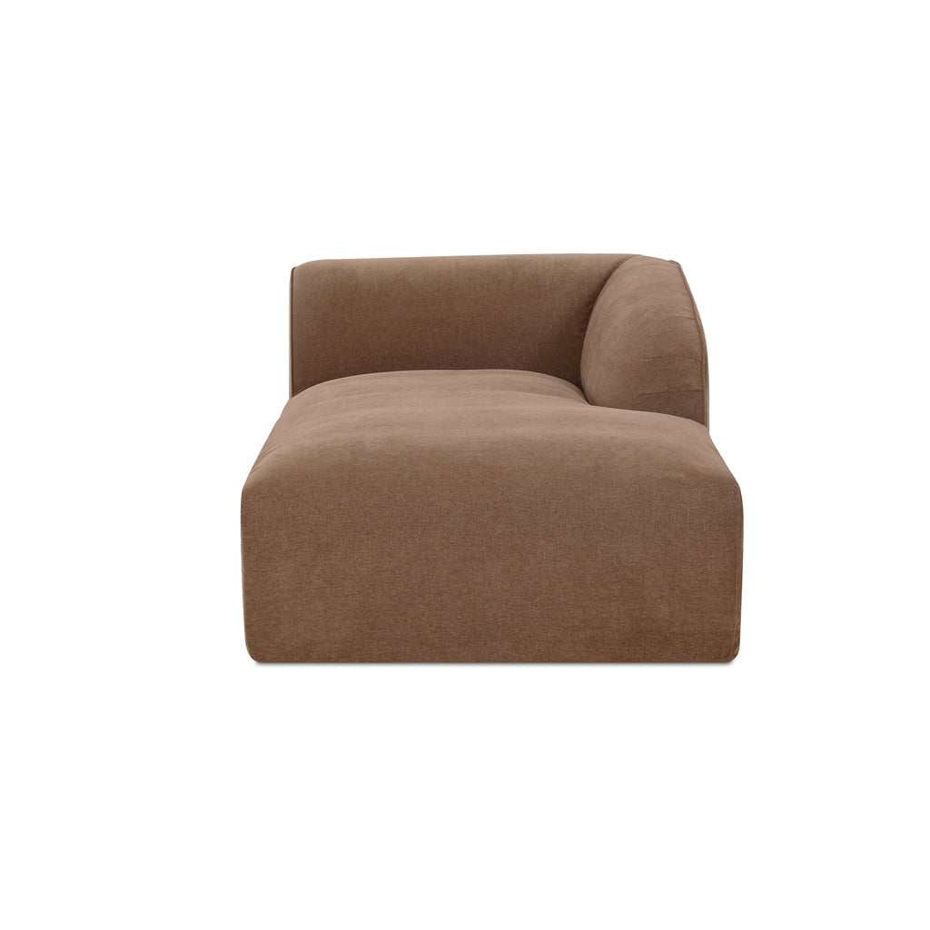 Isla Right Arm Facing Chaise Mocha