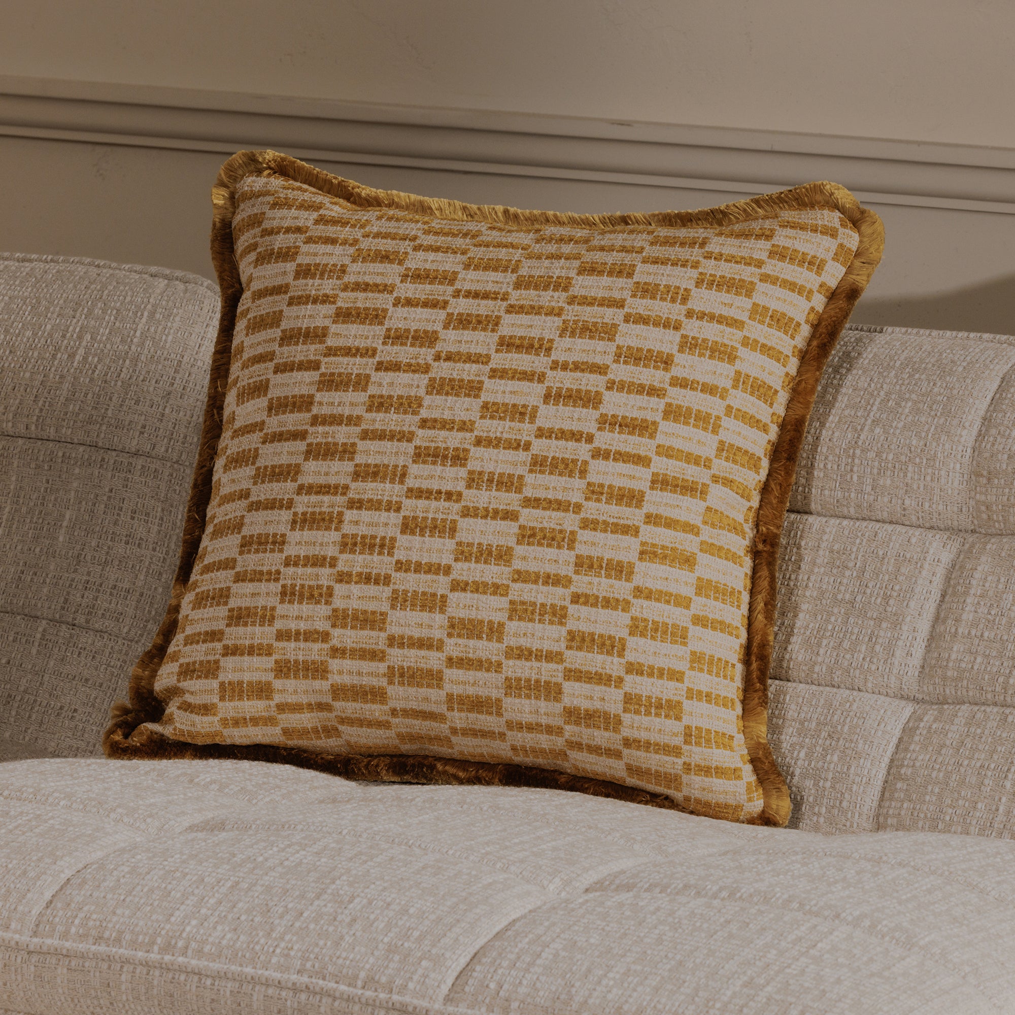 Leone Cushion Chartreuse