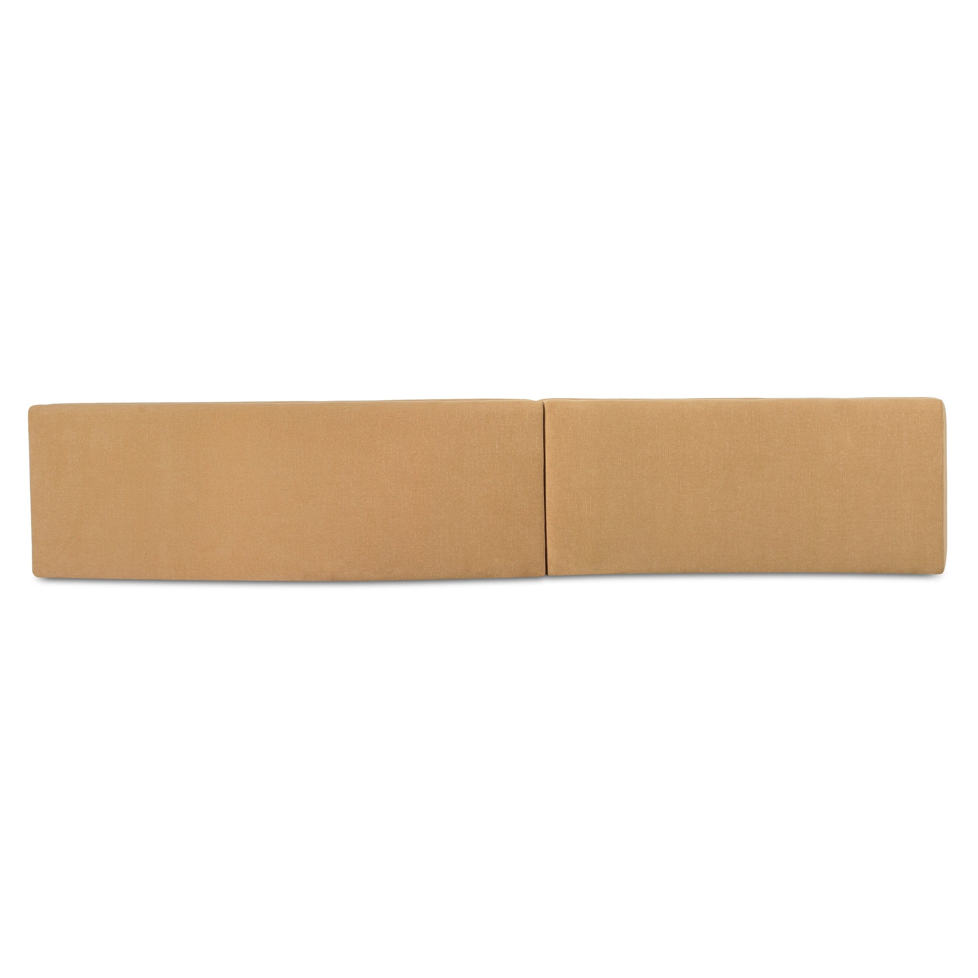 Naomi 2 Piece Wave Modular Sectional Golden Yellow