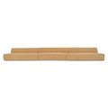 Naomi 3 Piece Wave Modular Sectional Golden Yellow