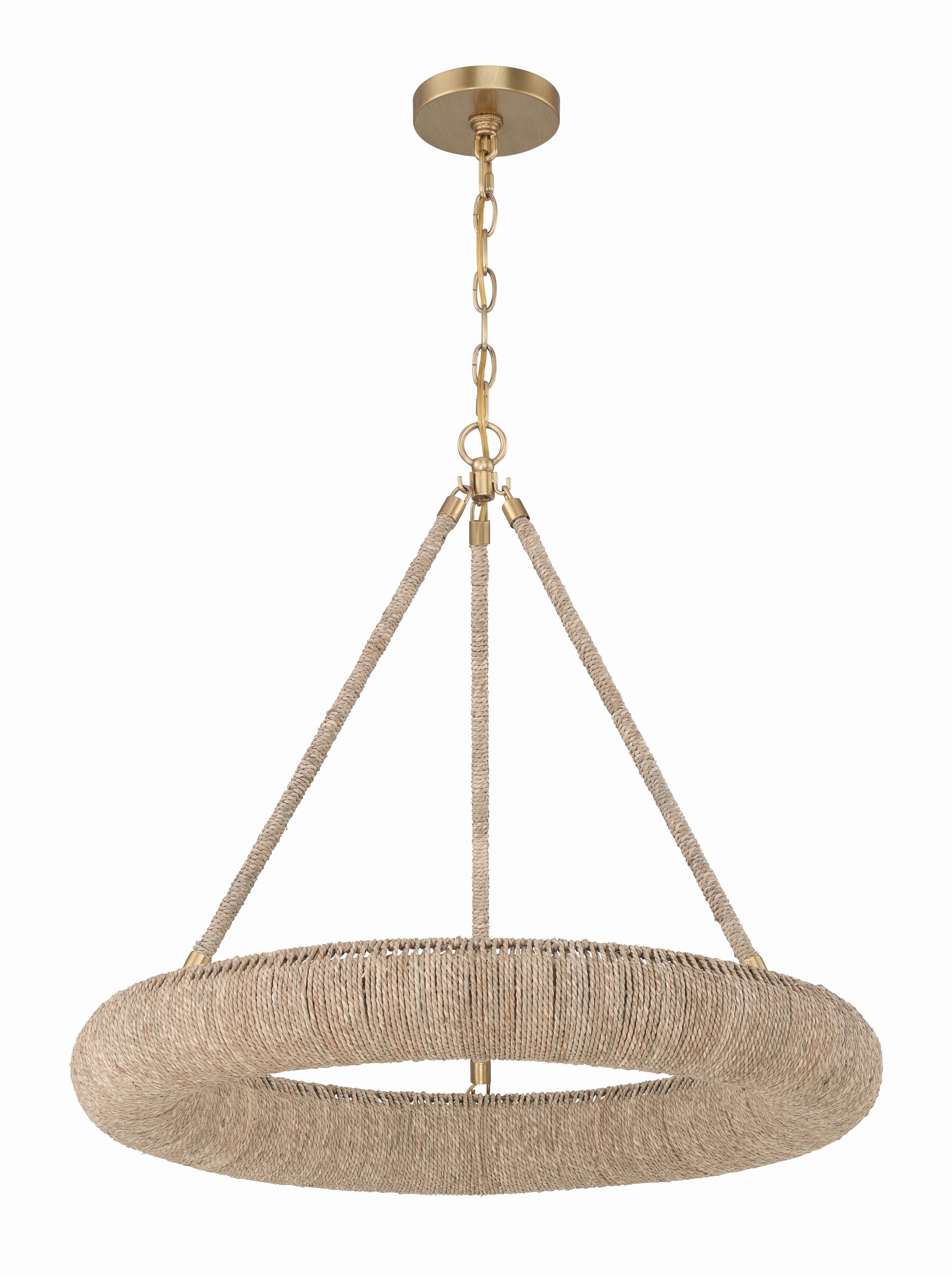 Oakley 24'' Integrated LED Soft Gold Chandelier