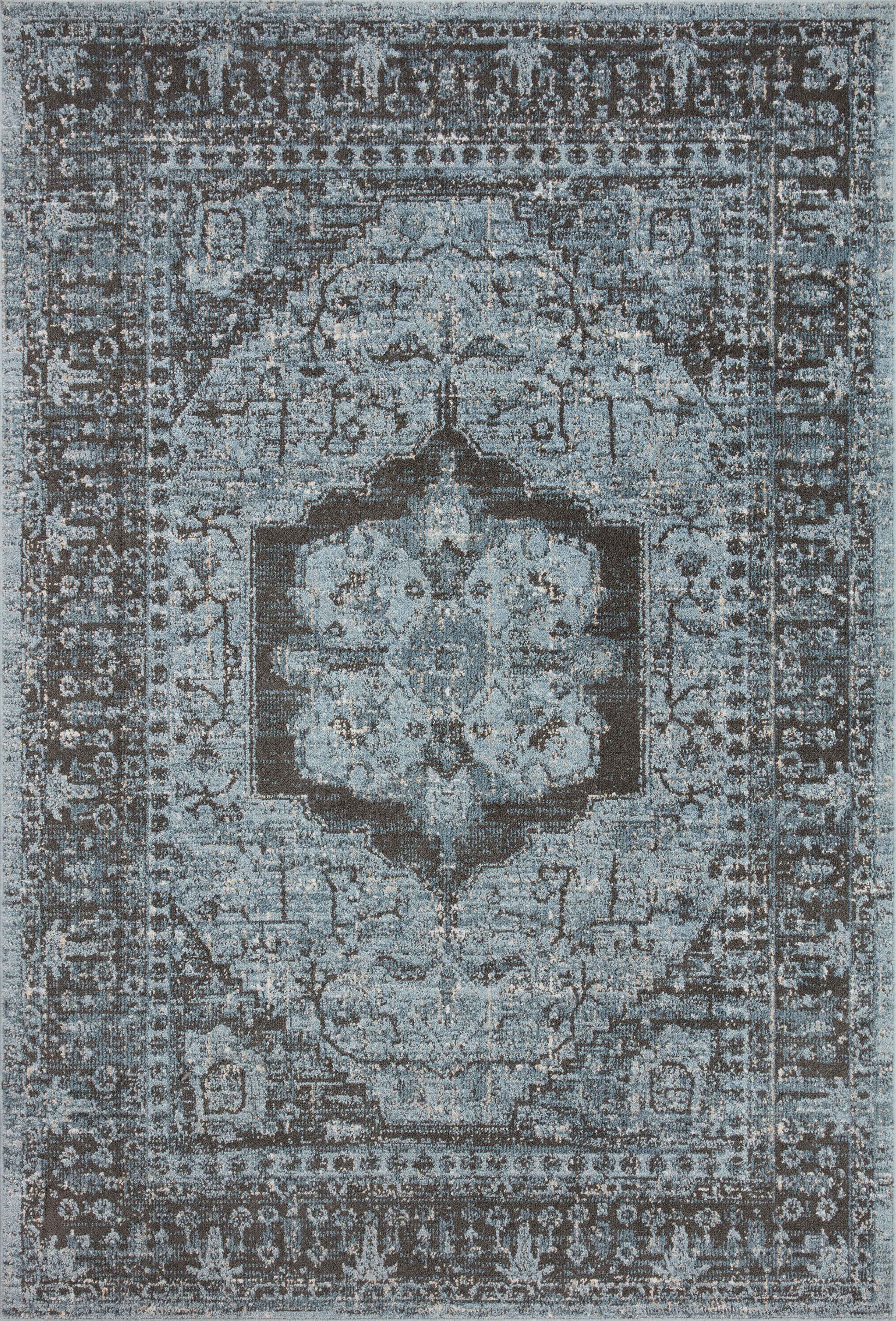 Loloi II | Odette Collection | Sky / Charcoal | ODT-08