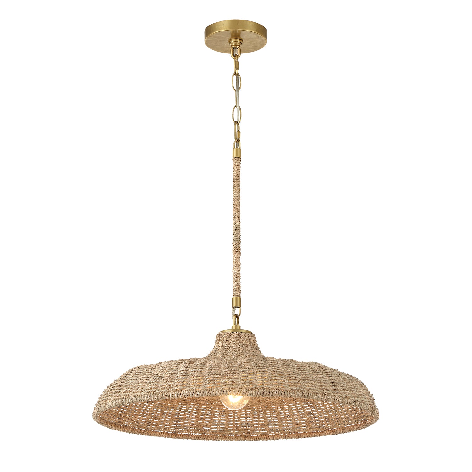 Odessa 20.5'' Soft Gold Pendant