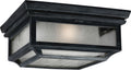 Shepherd Flush Mount Dark Weathered Zinc