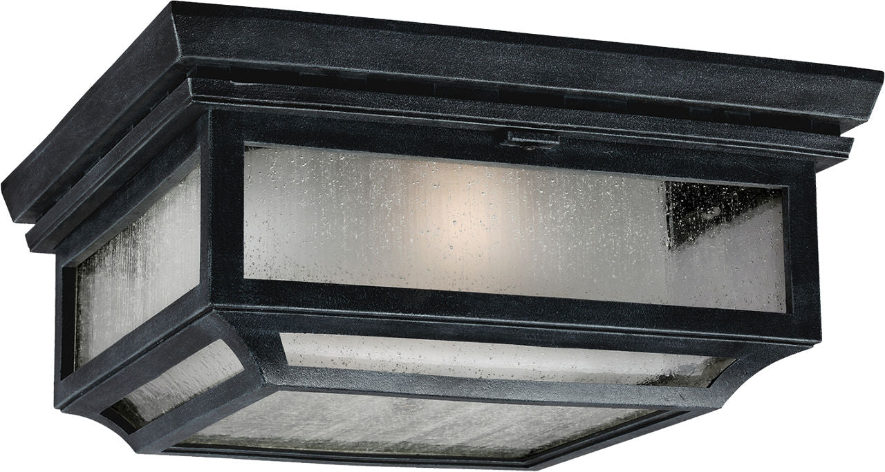 Shepherd Flush Mount Dark Weathered Zinc