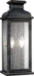 Pediment Medium Lantern Dark Weathered Zinc