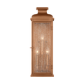 Pediment Large Wall Lantern Natural Copper