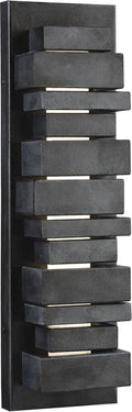 Ledgend Small LED Outdoor Sconce Dark Weathered Zinc Bulbs Included