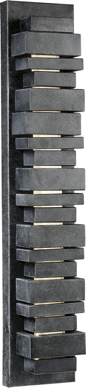 Ledgend Medium LED Outdoor Sconce Dark Weathered Zinc Bulbs Included