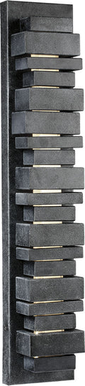 Ledgend Medium LED Outdoor Sconce Dark Weathered Zinc Bulbs Included