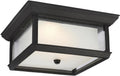 McHenry LED Flush Mount Textured Black Bulbs Included