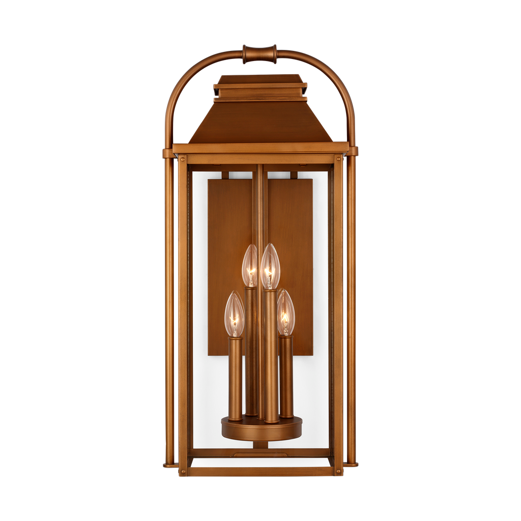 Wellsworth Large Wall Lantern Natural Copper
