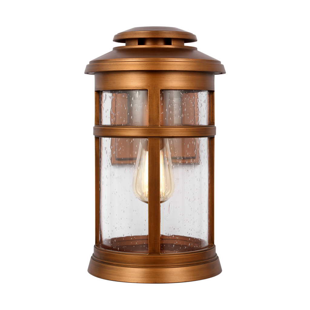 Newport Small Wall Lantern Natural Copper
