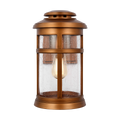 Newport Small Wall Lantern Natural Copper