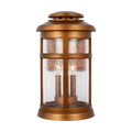 Newport Medium Wall Lantern Natural Copper