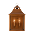 Galena Pocket Wall Lantern Natural Copper