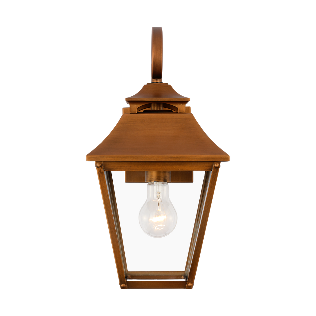 Galena Small Wall Lantern Natural Copper