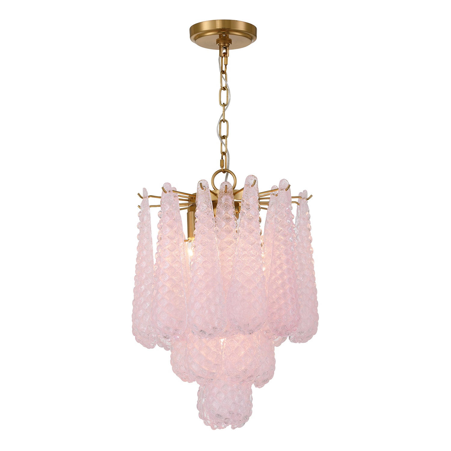 Ollie 14.25'' Aged Brass Chandelier