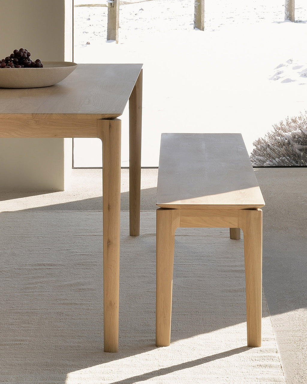 Bok Bench | Oak | 57" X 14"