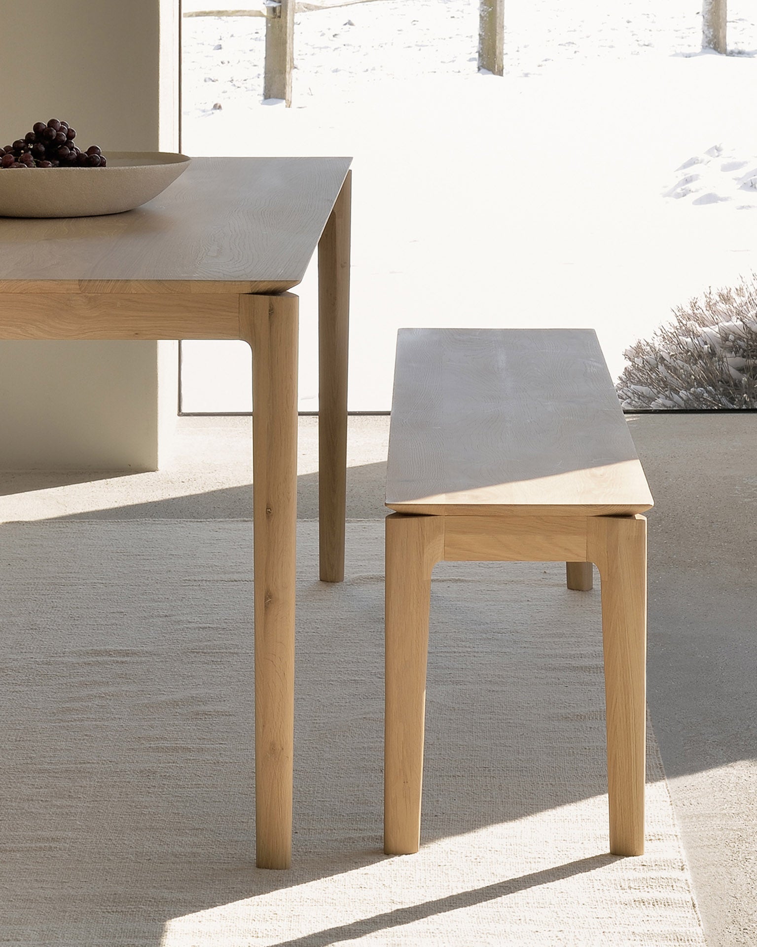 Bok Bench | Oak | 73" X 14"