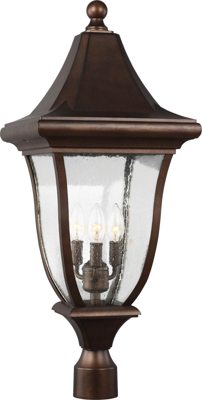Oakmont Post Lantern Patina Bronze
