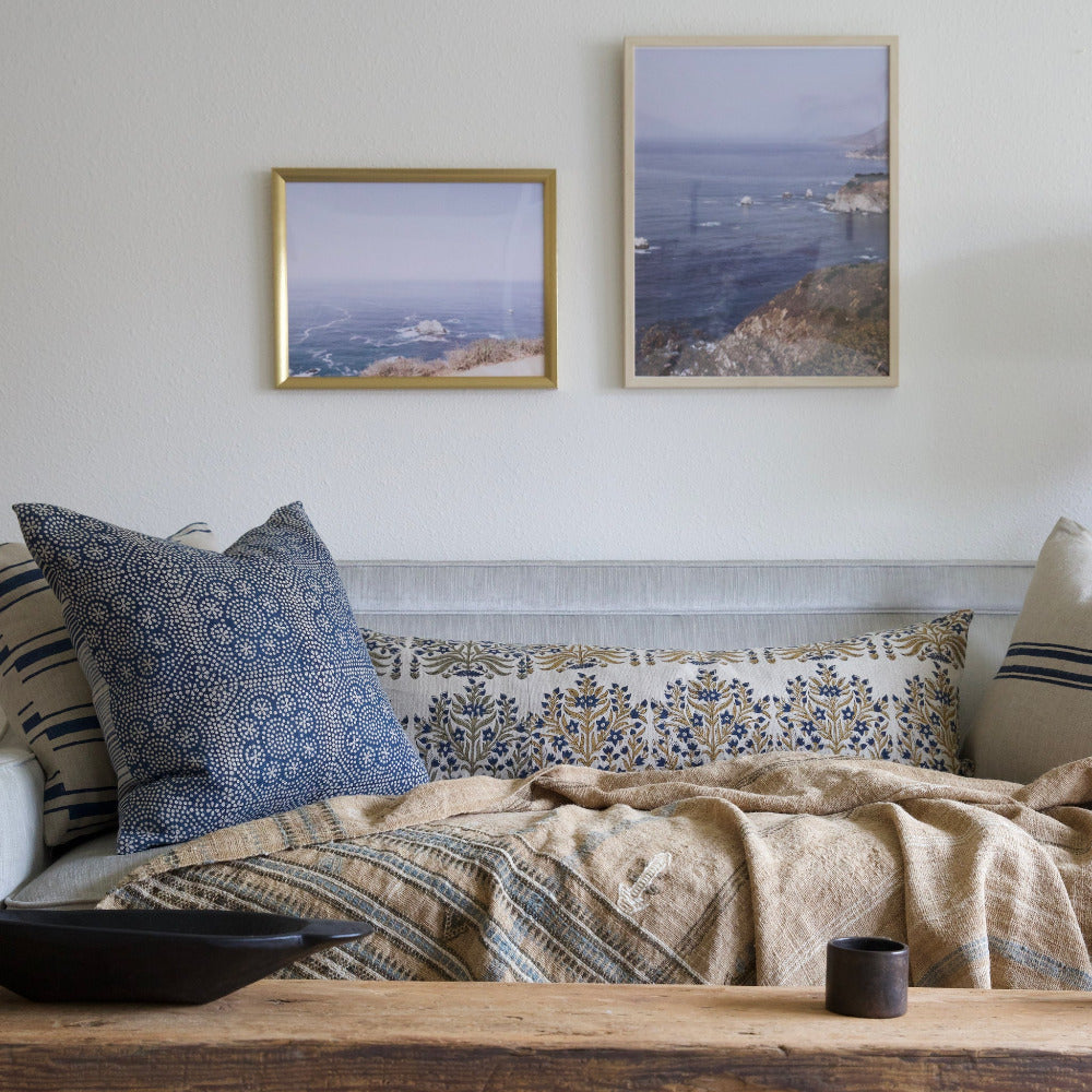 Wisteria Indigo Pillow