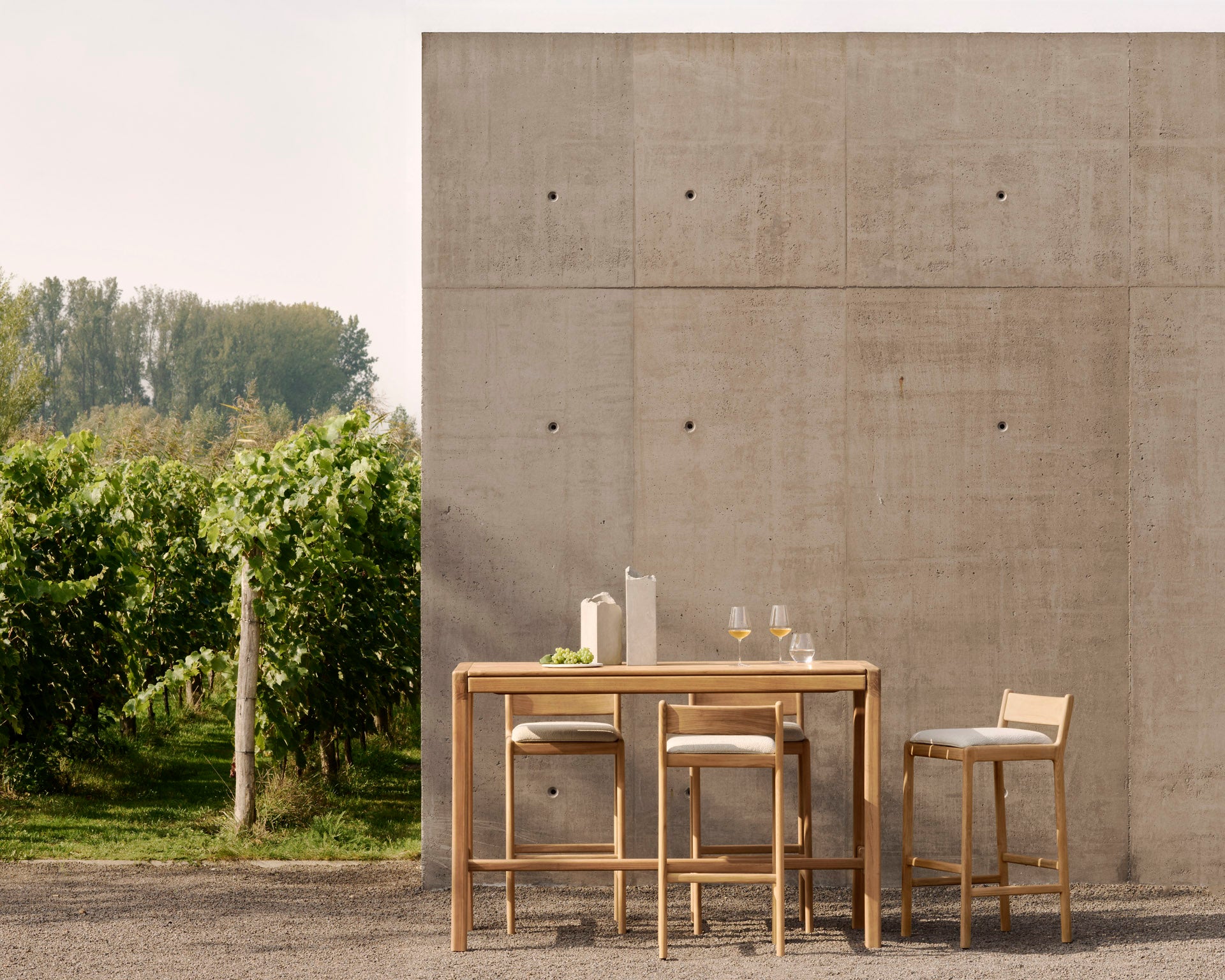 Jack Outdoor Bar Table | Teak | Rectangular