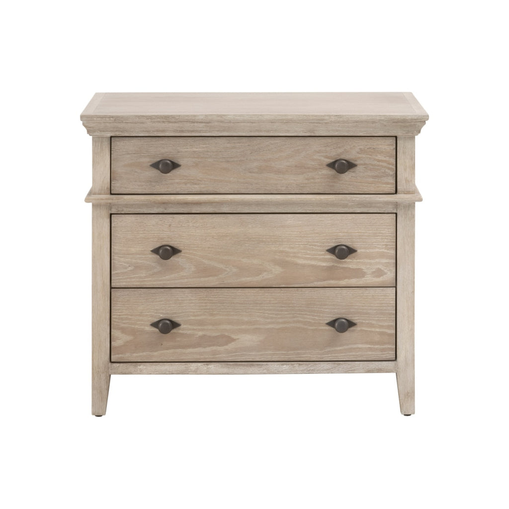 Oxford 3-Drawer Nightstand