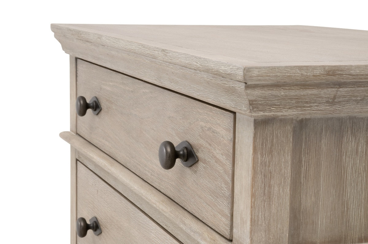 Oxford 3-Drawer Nightstand
