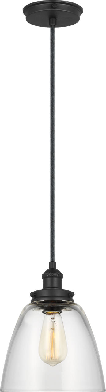 Baskin Dome Pendant | Midnight Black