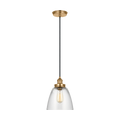 Baskin Dome Pendant | Satin Brass