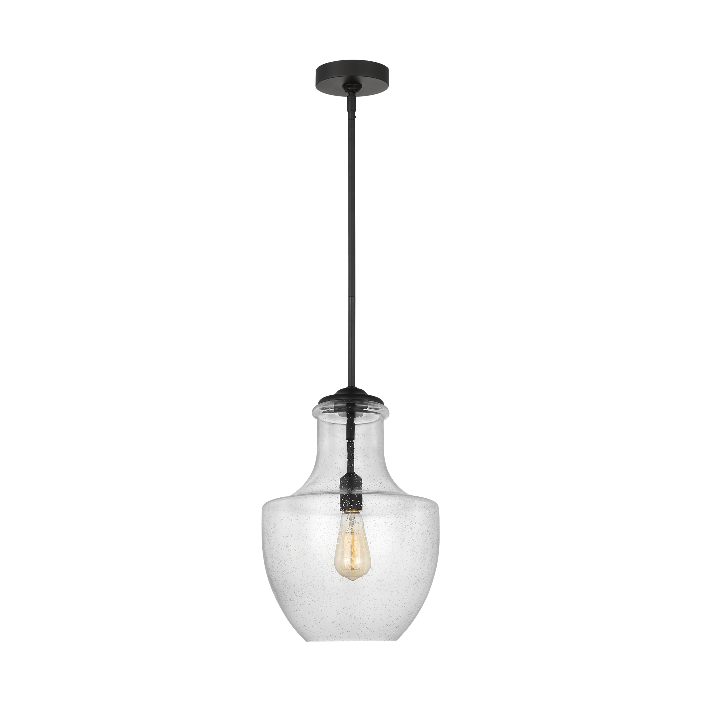 Baylor One Light Pendant | Midnight Black