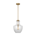 Baylor One Light Pendant | Satin Brass