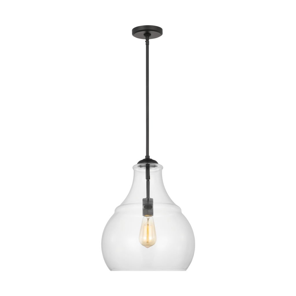 Zola One Light Pendant | Midnight Black