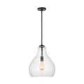 Zola One Light Pendant | Midnight Black