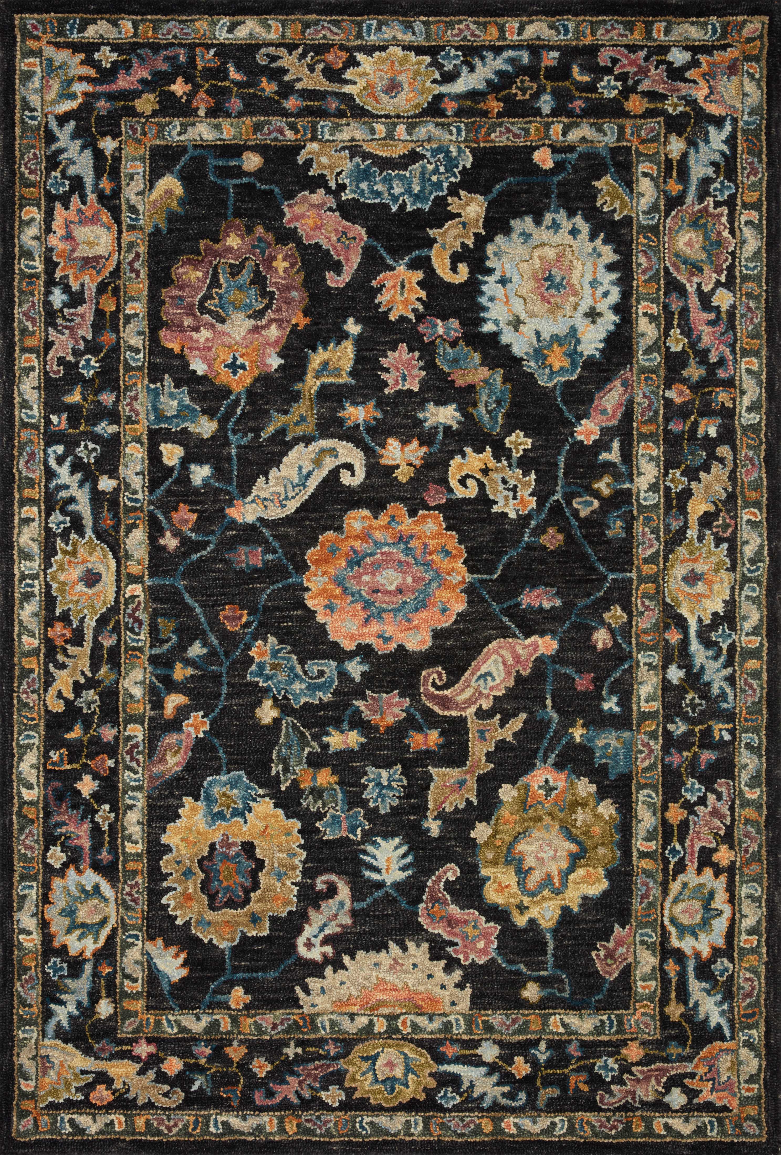 Loloi | Padma Collection | Black / Multi | PMA-01