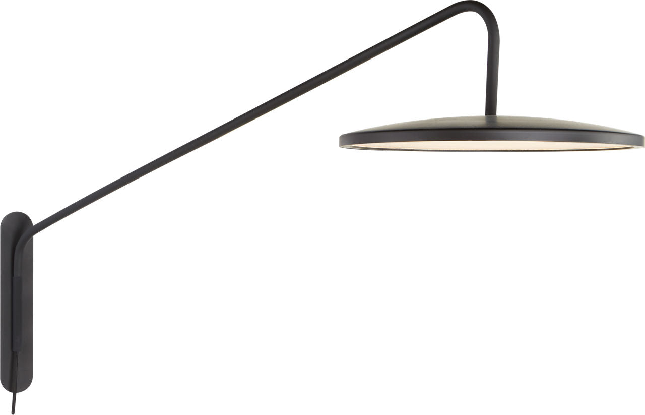 Dot 16" Articulating Wall Light | Matte Black