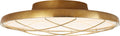 Dot 13" Caged Flush Mount | Natural Brass