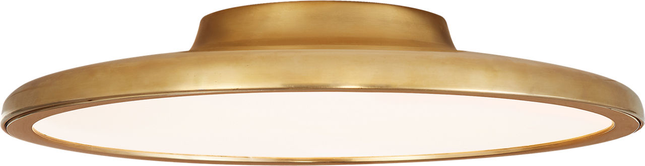 Dot 16" Flush Mount | Natural Brass