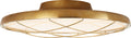 Dot 16" Caged Flush Mount | Natural Brass