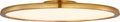 Dot 22" Flush Mount | Natural Brass